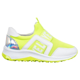 Seastar Slipons rakkausalustalla valkoinen vihreä