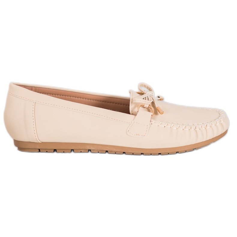 Diamantique Beige Loaferit Eco -nahkaa