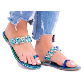 Lu Boo Tyylikäs bensiinitossut Paljetit Tanut monivärinen