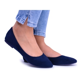 SEA Laivasto sininen naisten ballerinat Suede Bueno tummansininen