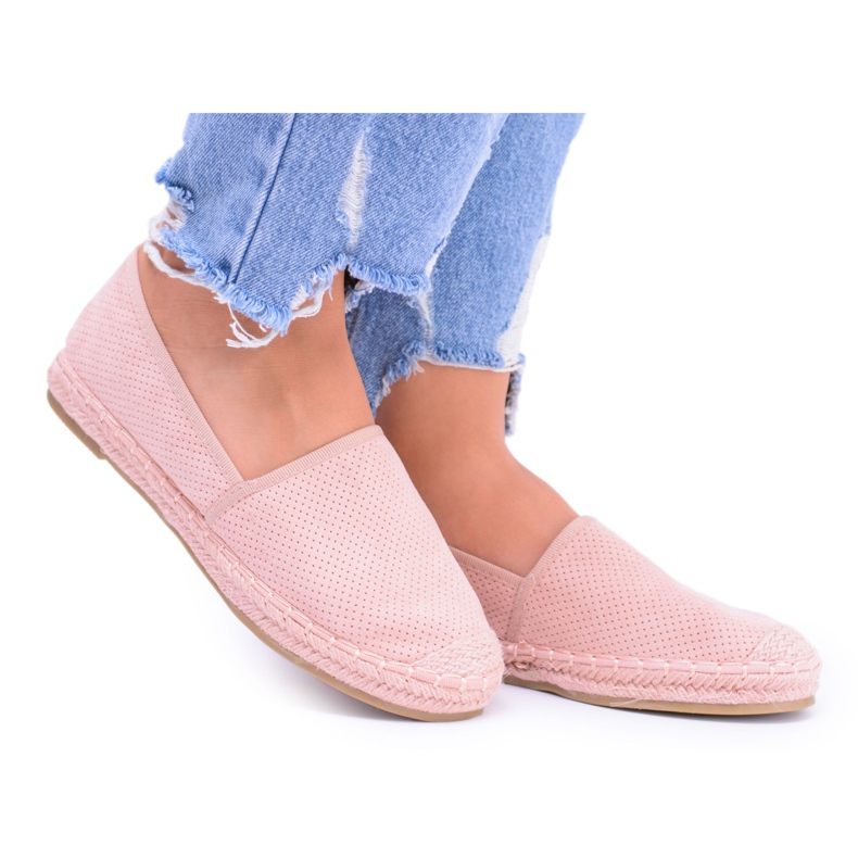 Naisten espadrillit Estelle Powder Pink vaaleanpunainen
