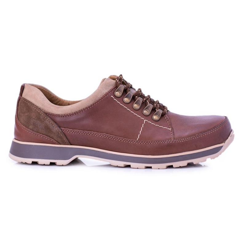 KOMODO Miesten Brogues Brown Outdoor Ivar ruskea