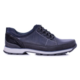 KOMODO Miesten Brogues Navy Blue Outdoor Ivar2 tummansininen
