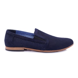 Miesten laivastonsininen Slip-On Loaferit Bednarek Munero tummansininen