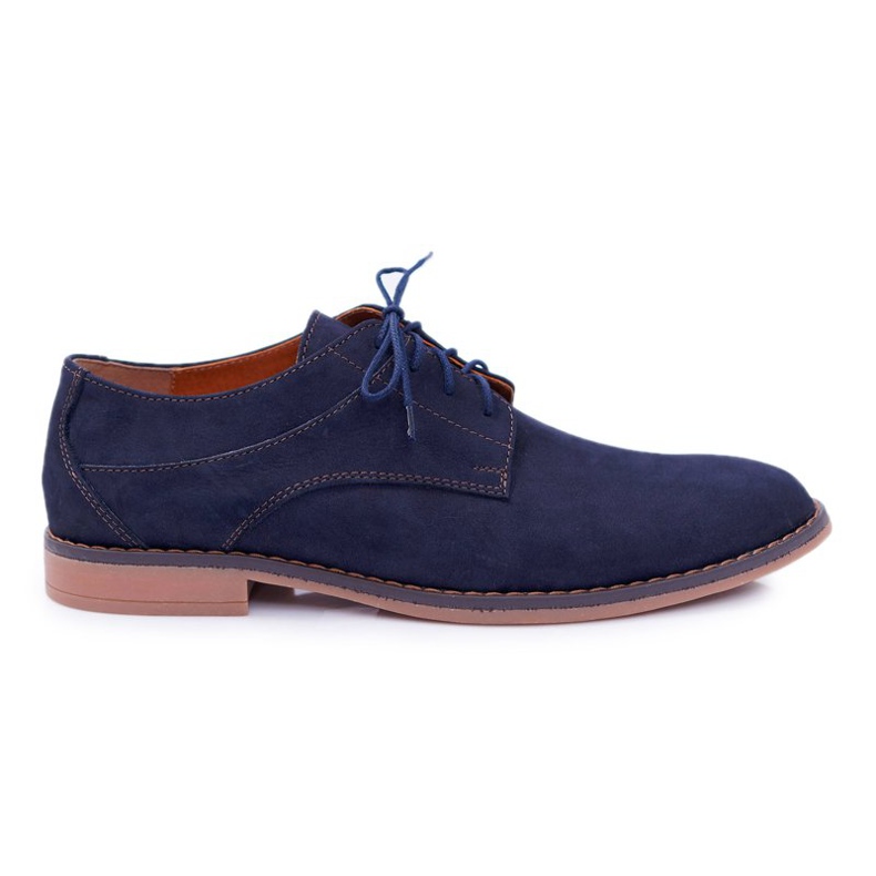 Bednarek Polish Shoes Miesten Brogues Bednarek Nubuck Navy Atletos sininen