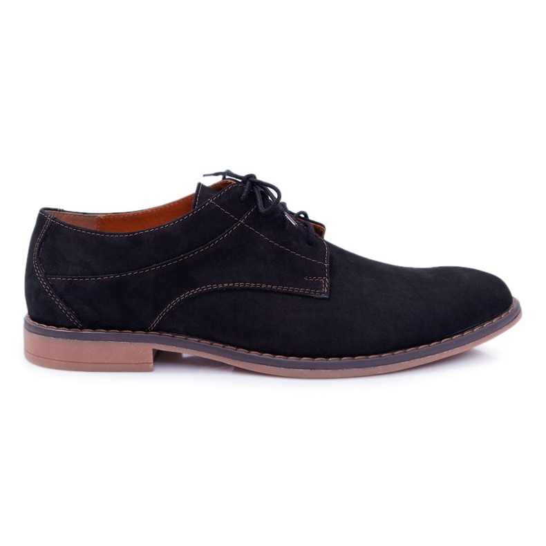 Bednarek Polish Shoes Miesten Brogues Bednarek Nubuck Black Atletos musta