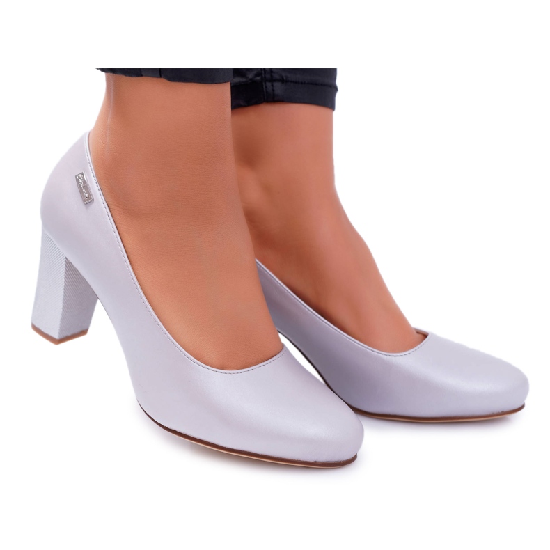 Naisten Avokkaat Sergio Leone PB130 Silver Pearl Amber harmaa