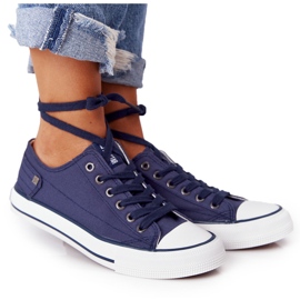 Naisten lenkkarit Big Star Rubber Toe Navy Blue DD274335 sininen