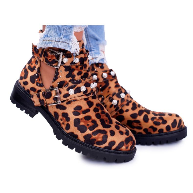 NFR Panther -saappaat, joissa on leikkaukset Cadenza ruskea