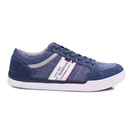 McBraun Miesten urheilukengät Federico Navy Blue tummansininen