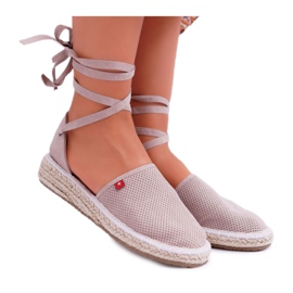 Naisten Espadrilles Big Star Beige Platform DD274A193