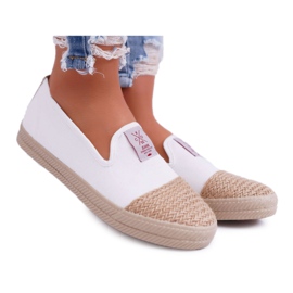 Cross Jeans Naisten Espadrilles Cross Farkut Valkoinen DD2R4044