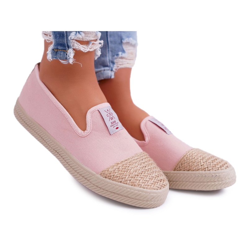 Cross Jeans Naisten Espadrilles Cross Farkut Pinkki DD2R4048 vaaleanpunainen