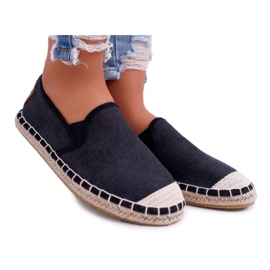 Cross Jeans Naisten Espadrilles Cross Farkut Musta DD2R4106