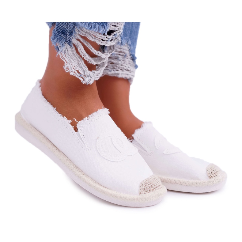 PS1 Naisten Espadrilles White Flaure valkoinen