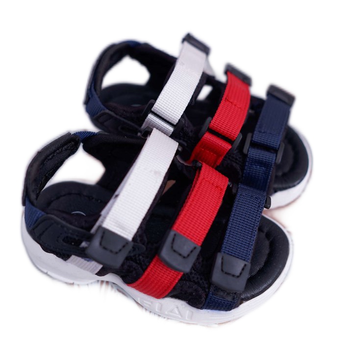 FRROCK Lasten Sandaalit Tarranauhalla Tytöille Pojat Musta Fima