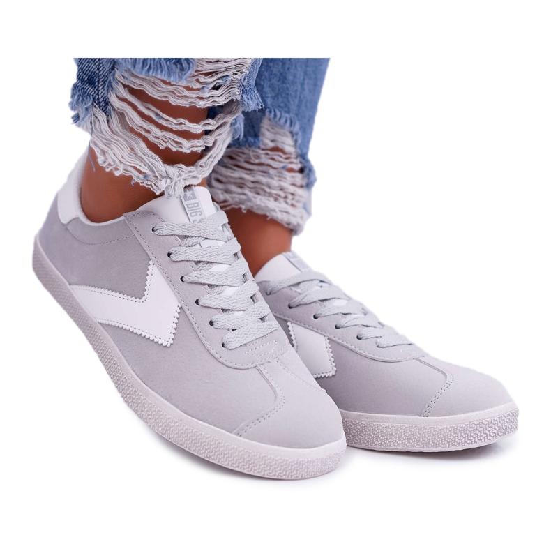 Naisten urheilukengät Big Star Grey DD274296 harmaa