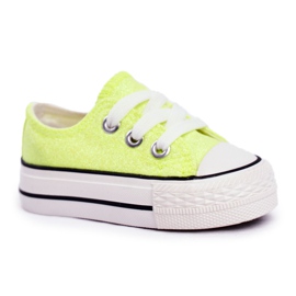 FRROCK Lasten lenkkarit Brocade Lime Neon Misty keltainen