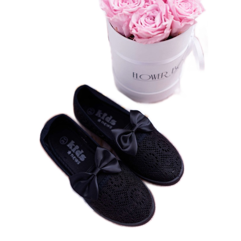 EVE Lasten mustat pitsiset Dudi -lenkkarit