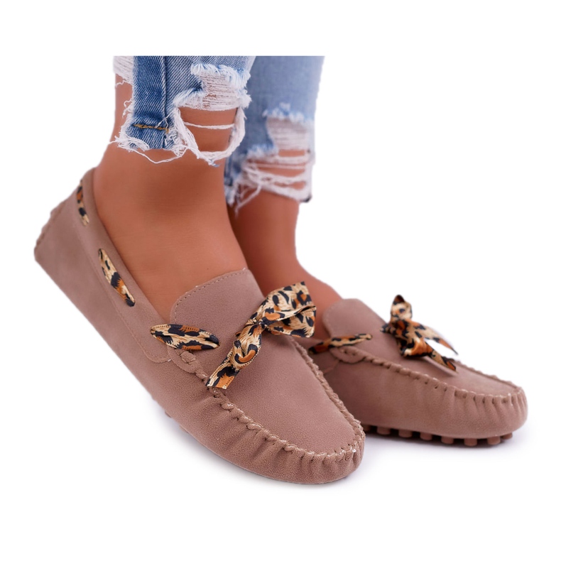 Naisten Loaferit Lu Boo Mukava Beige Plummy