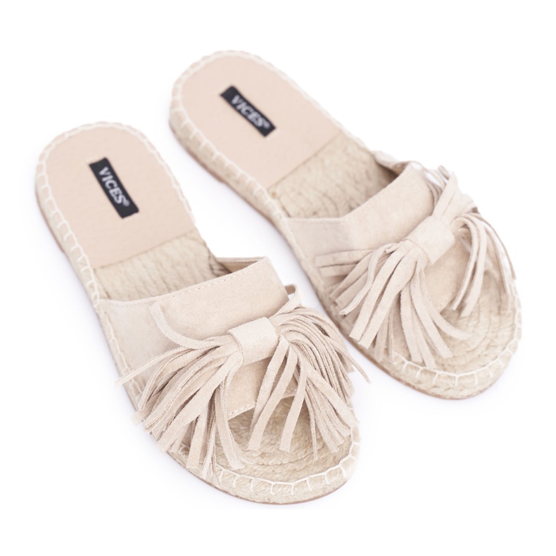 Naisten Beige Boho Vices 8458 -tossut