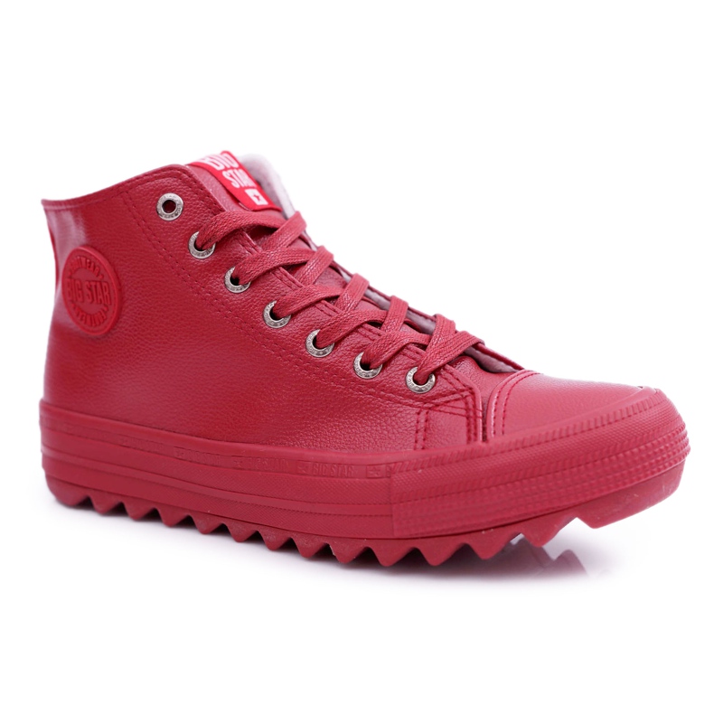 Naisten lenkkarit Big Star High Warm Red EE274112 punainen