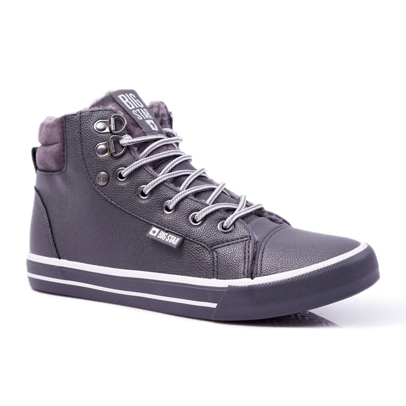 Naisten lenkkarit Big Star High Grey Warm EE274413 harmaa