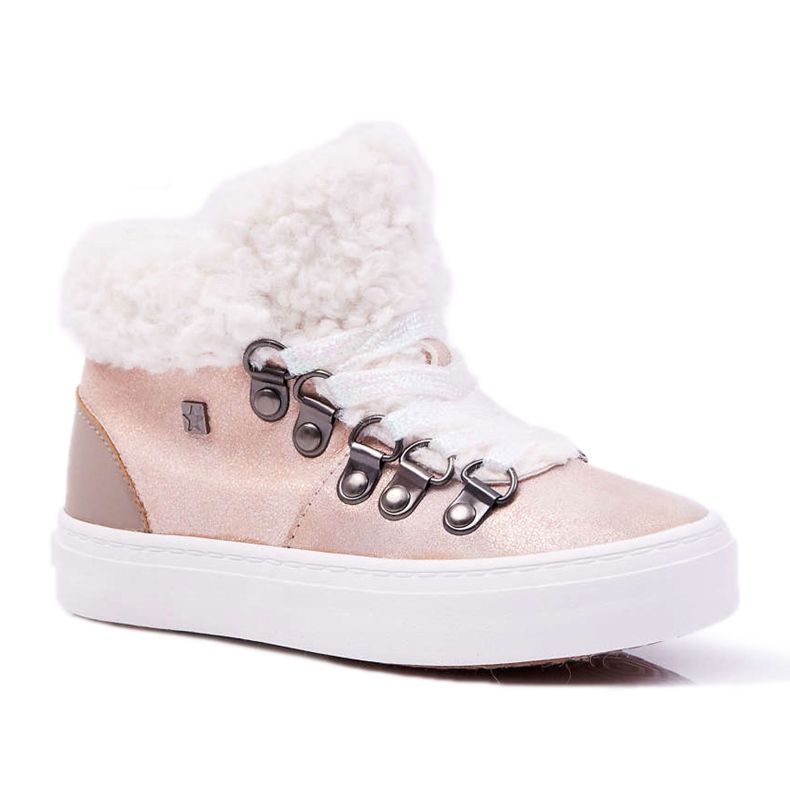 Lasten tyttöjen kengät Tennarit Big Star Pinkki EE374015 vaaleanpunainen