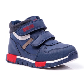 Lasten poikien kengät Tennarit Big Star Navy Blue EE374065 tummansininen