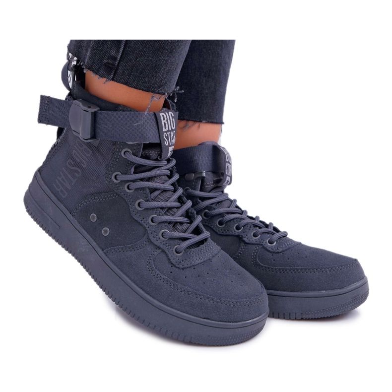 Naisten lenkkarit Harmaa Big Star EE274661