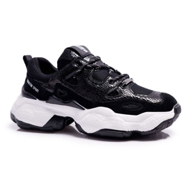 Naisten urheilukengät Big Star, Daniel Lopez, musta FF274431