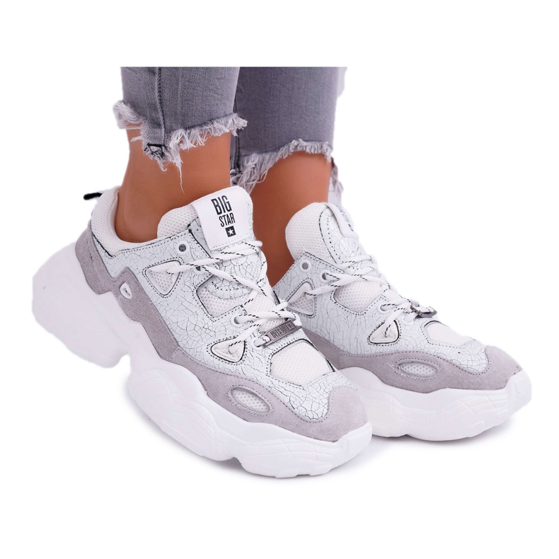 Naisten urheilukengät Big Star by Daniel Lopez Valkoinen FF274430 monivärinen