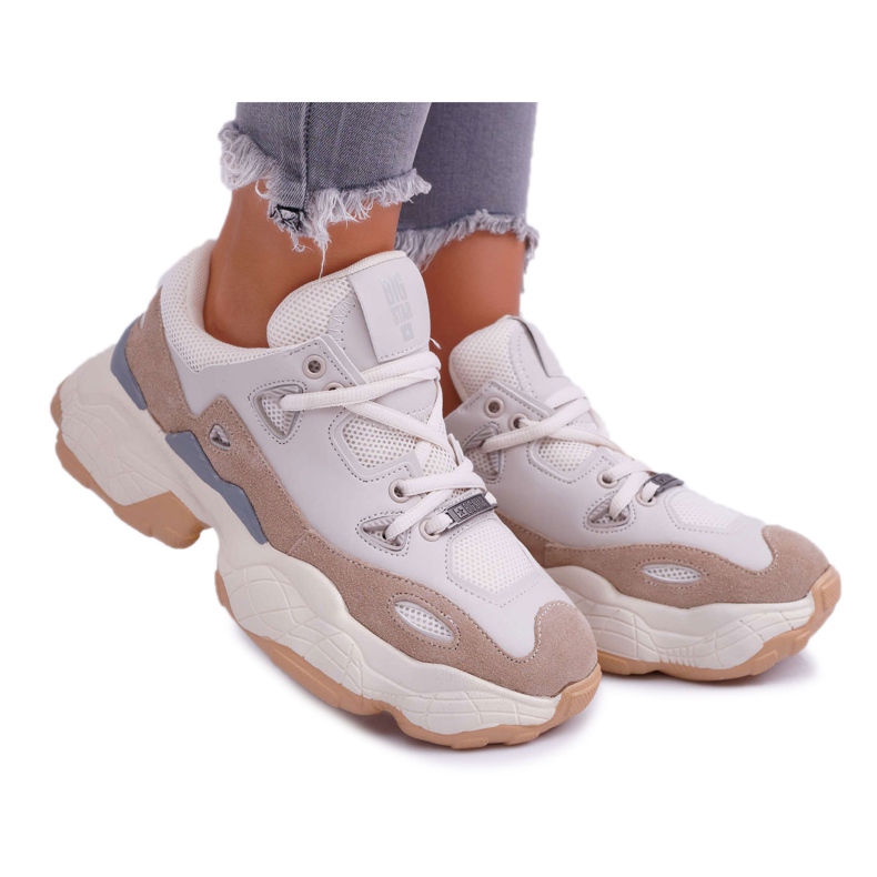 Naisten urheilukengät Big Star by Daniel Lopez Beige FF274429