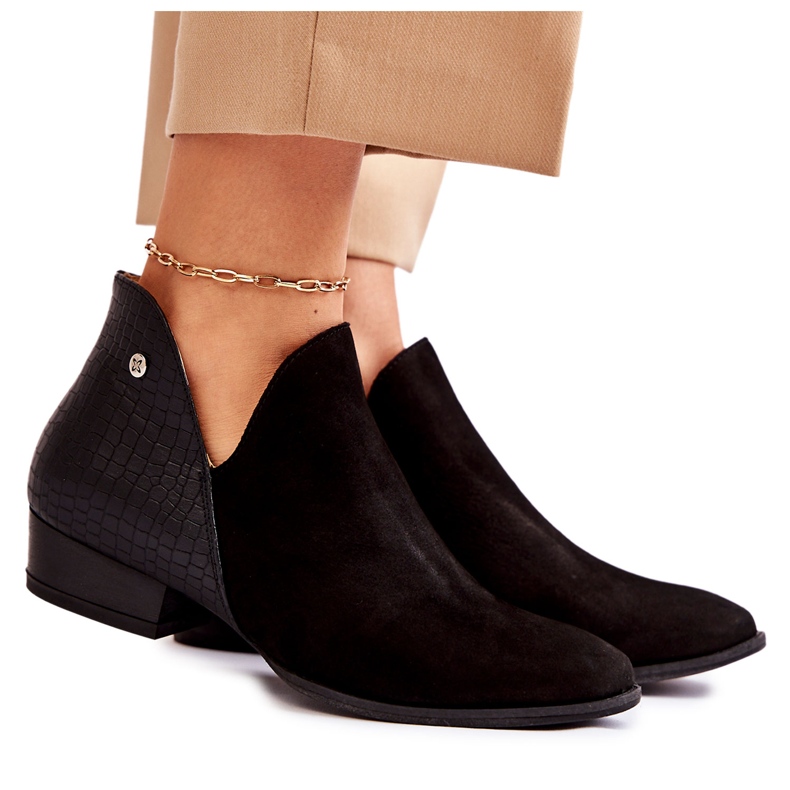 Naisten Matalakengät Maciejka Nahka Musta 04091-62 / 00-5