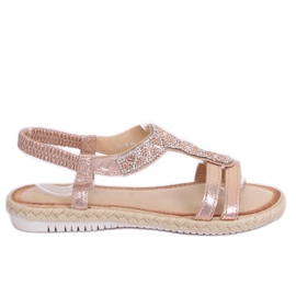 Champagne espadrilles sandaalit CO-78 Champagne vaaleanpunainen
