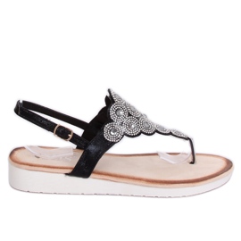 Mustat sandaalit 7887-PL Musta