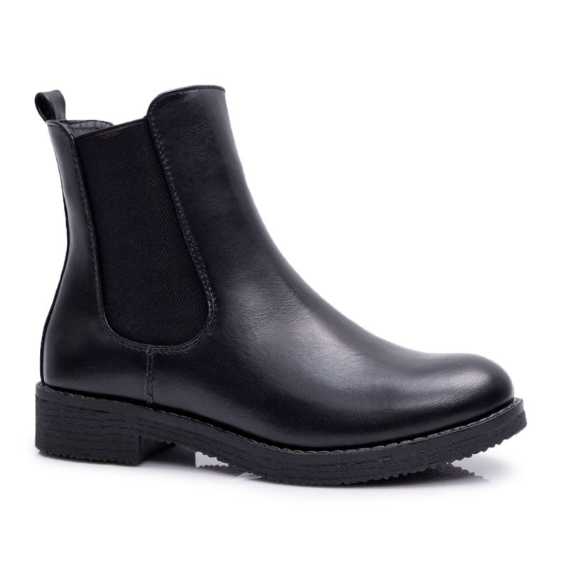 EVE Naisten saapikkaat Jodhpur Black 8BT35-1489 musta