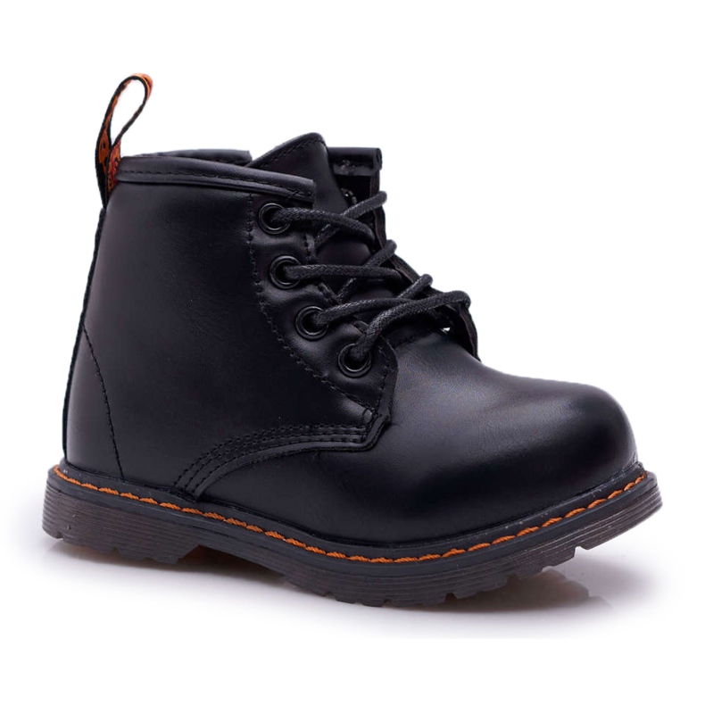 FRROCK Lasten mustat lämpimät lämpimät saappaat vetoketjulla