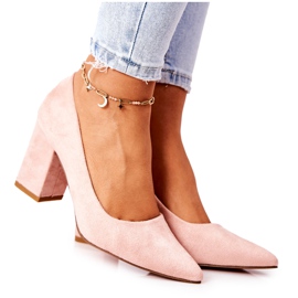 SEA Naisten Avokkaat Kantapää Mokkanahka Beige Florena