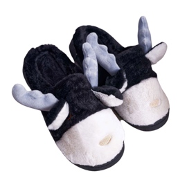 FRID Naisten tohvelit turkis musta poro Deff