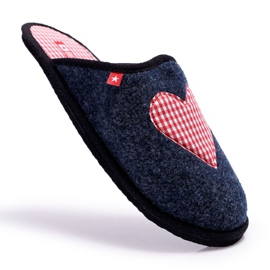 Naisten kengät Big Star Navy Blue D267800A tummansininen