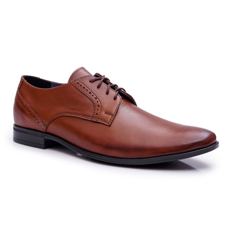 Miesten Brogues Elegant Nahka Bednarek Ruskea Herodes