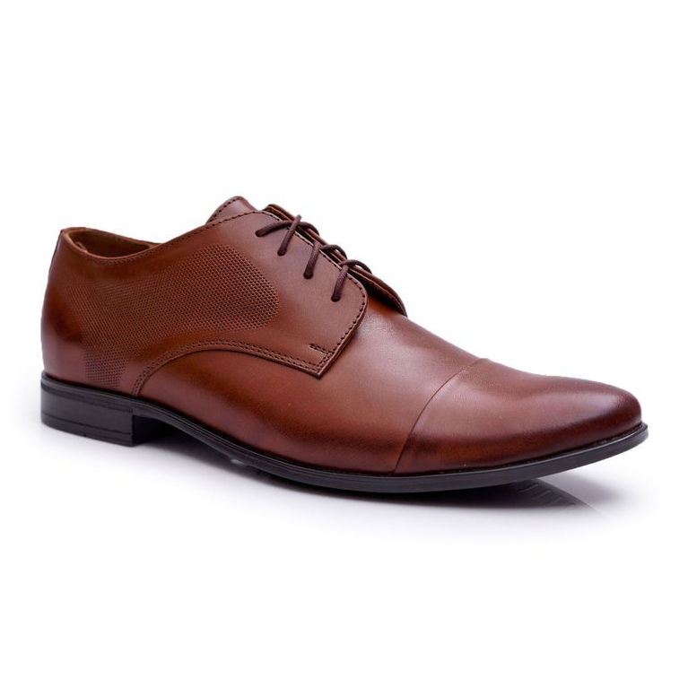 Miesten Brogues Elegant Nahka Bednarek Ruskea Dawidos