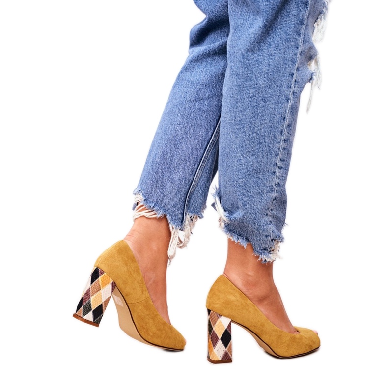 Naisten Avokkaat Sergio Leone Suede Yellow PB135 Be Mine! keltainen