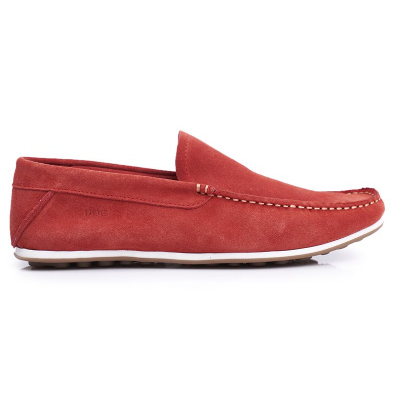 Miesten lenkkarit GOE Red Nubuck FF1N3055 punainen