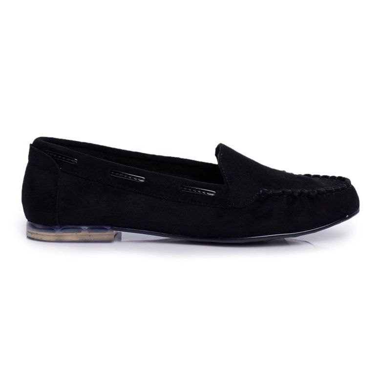 Naisten Loaferit Sergio Leone Suede Musta MK722