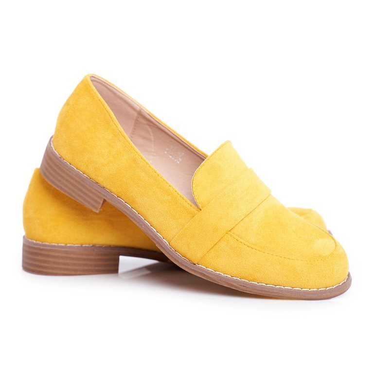 SEA Naisten Brogues Suede Yellow Cintra keltainen