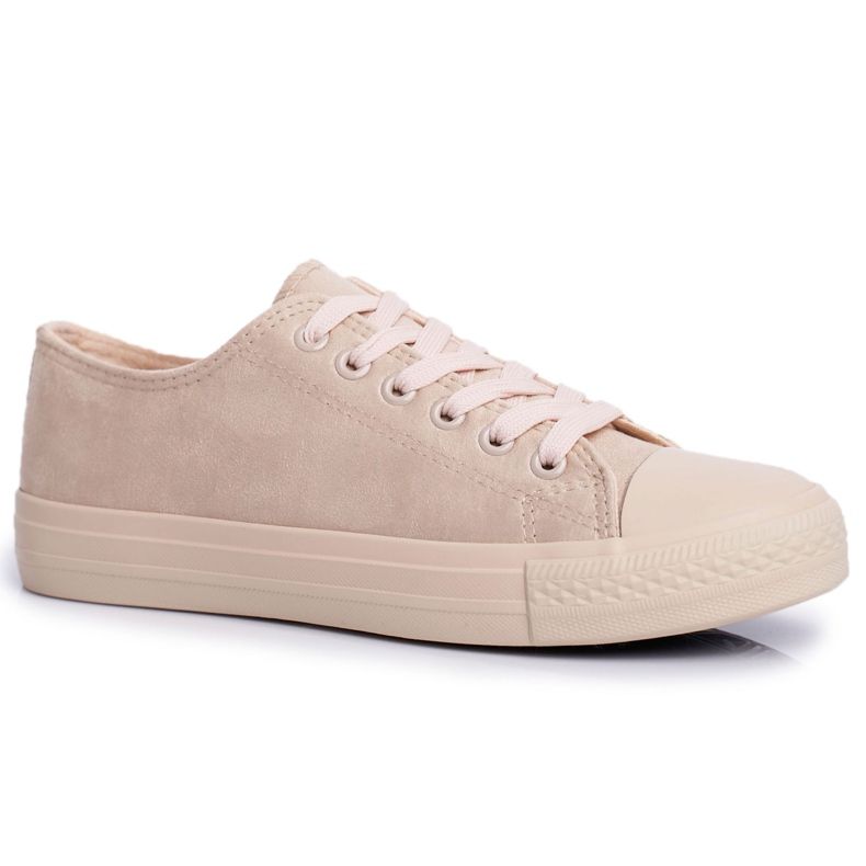 BUGO Naisten beige El Paso Suede -tennarit