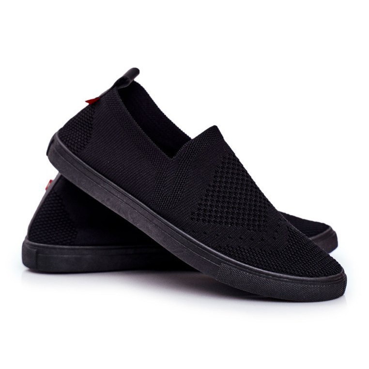 Naisten mustat lenkkarit Slip-on lenkkarit Big Star FF274A609