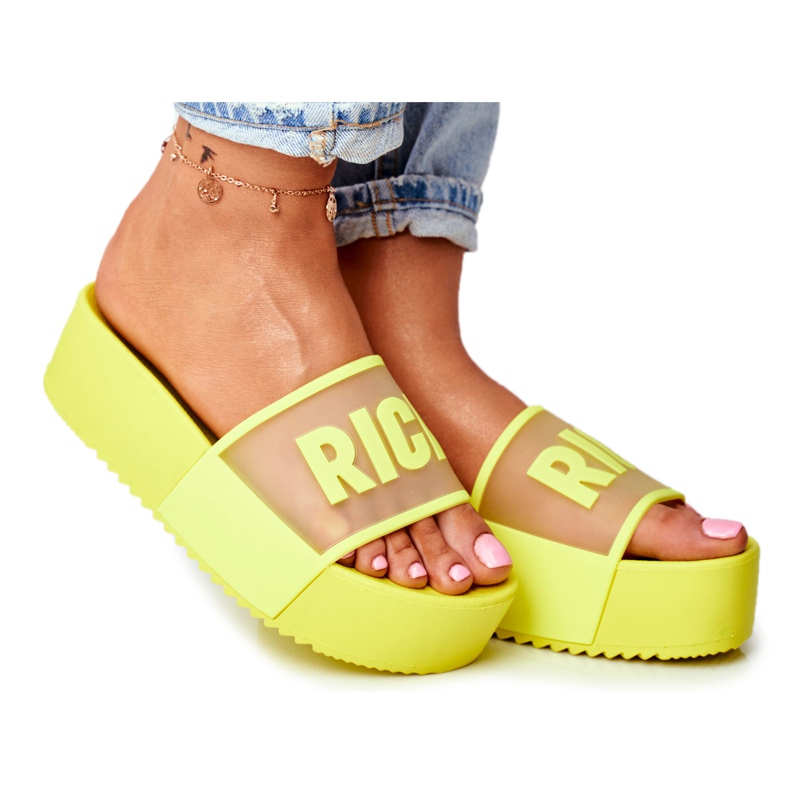 PS1 Naisten tossut lavalla keltainen rikas